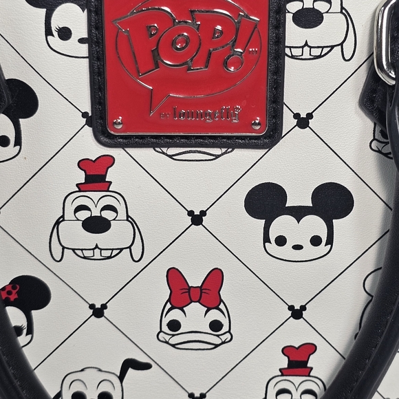 Disney Black and White Mickey Mouse Handbag - Picture 6 of 13